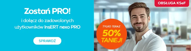 Promocja Zostań PRO z InsERT nexo PRO - Sprawdź ofertę